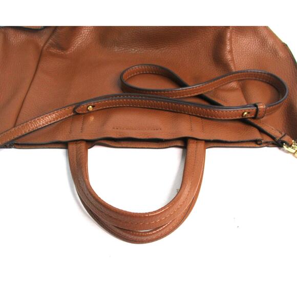 BANANA REPUBLIC Tan Soft Unlined Leather Tote Shoulder Crossbody Bag - Picture 6 of 10